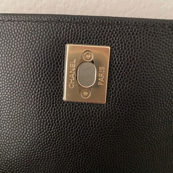 chanel Caviar Quilted Business Affinity Backpack Black LGHW - Picture 5 of 12